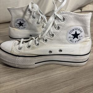 Converse Chuck Taylor All Star Lift High White Size 8